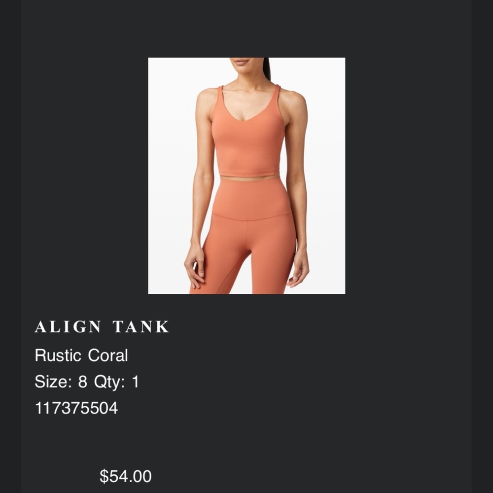 LuluLemon Align Tank